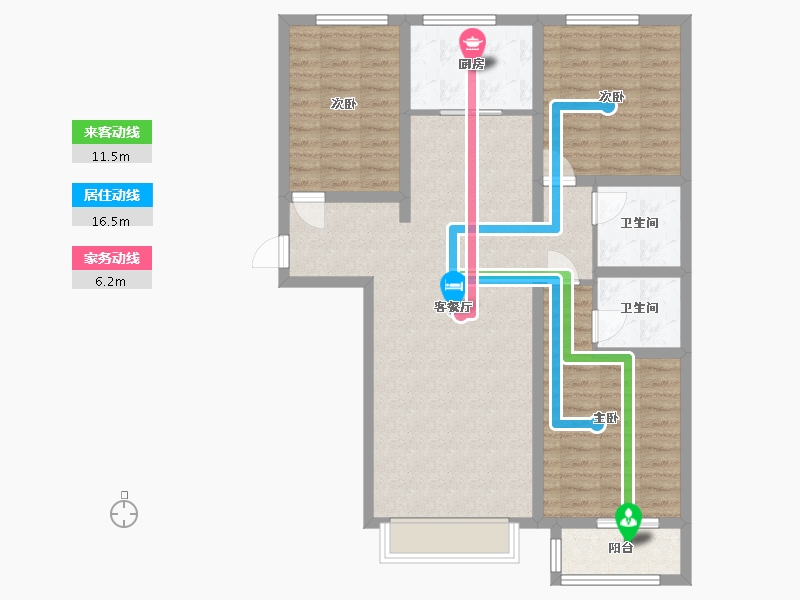 河北省-石家庄市-大者安吉-112.80-户型库-动静线