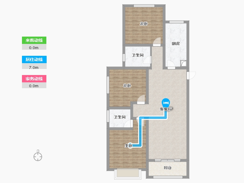 河南省-驻马店市-财富天下城-107.00-户型库-动静线