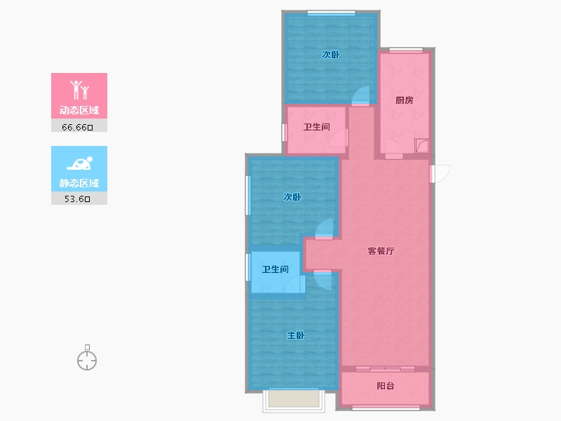 河南省-驻马店市-财富天下城-107.00-户型库-动静分区