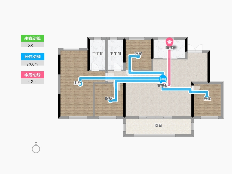 四川省-成都市-新希望·长粼府-121.48-户型库-动静线