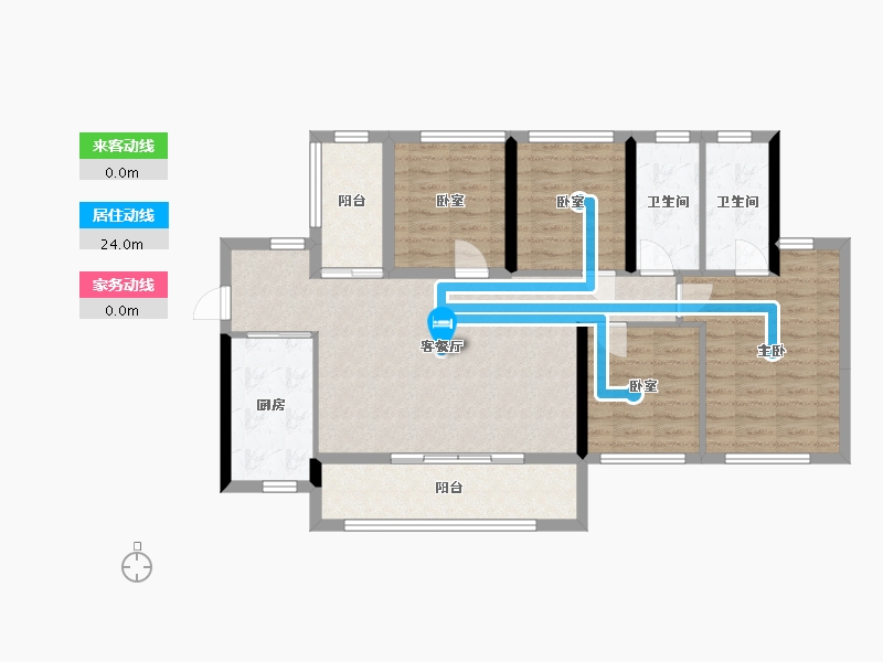 贵州省-贵阳市-建发央著和玺书香府缦云-99.08-户型库-动静线