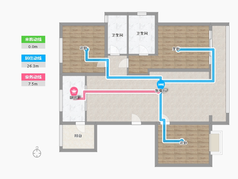 山西省-太原市-创新绿城-137.84-户型库-动静线