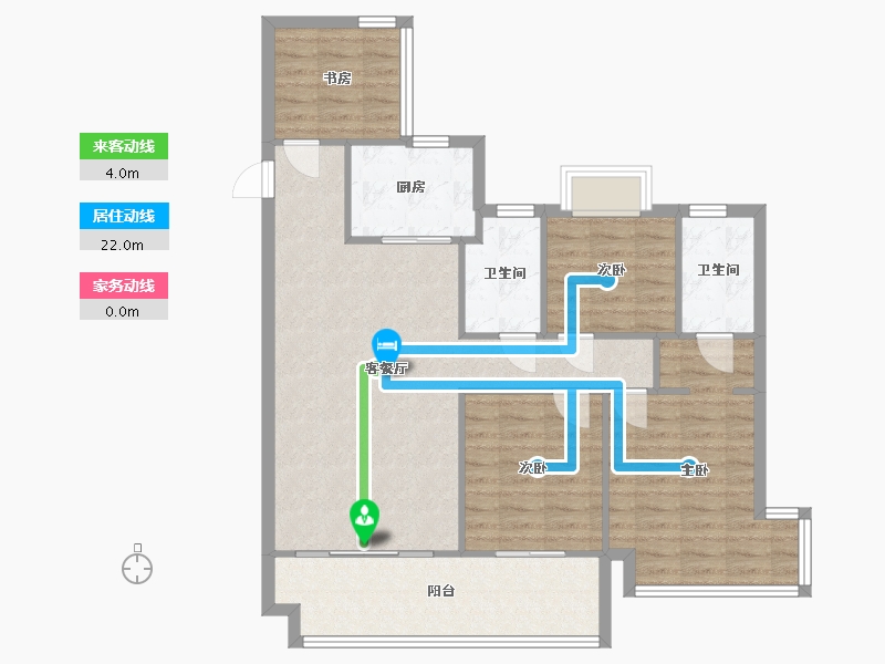 陕西省-汉中市-国宾一号-99.20-户型库-动静线