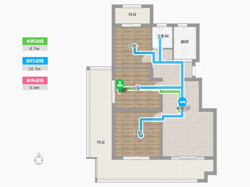 河南省-三门峡市-嵩基如意府-92.00-户型库-动静线