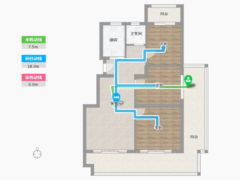 河南省-三门峡市-嵩基如意府-92.00-户型库-动静线