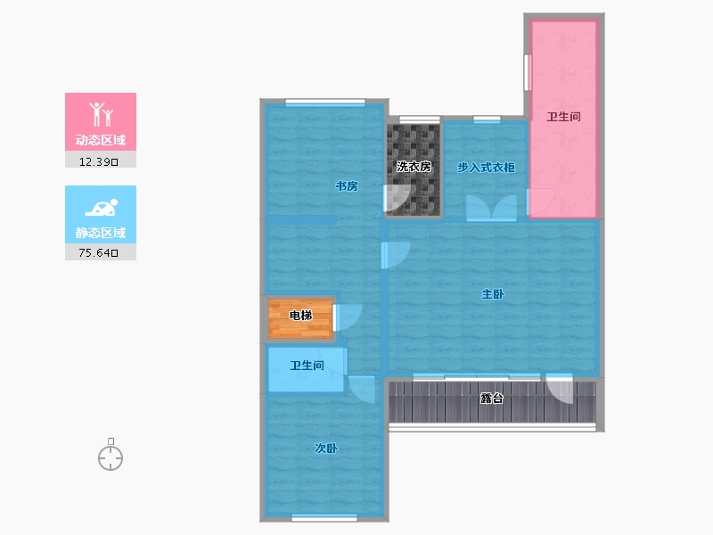 辽宁省-沈阳市-汇置山湖-120.00-户型库-动静分区