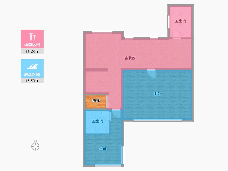 辽宁省-沈阳市-汇置山湖-120.00-户型库-动静分区