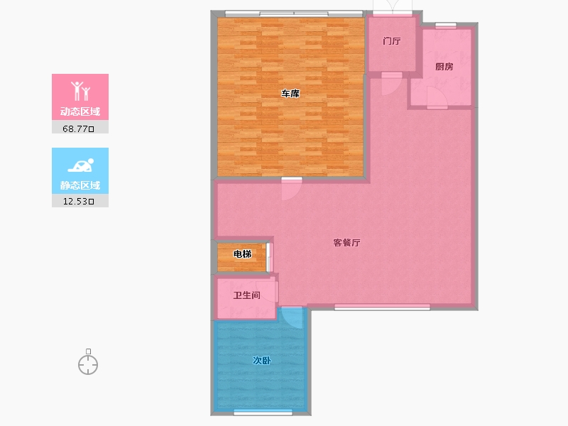 辽宁省-沈阳市-汇置山湖-120.00-户型库-动静分区