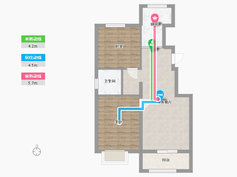 河北省-唐山市-碧桂园-96.00-户型库-动静线