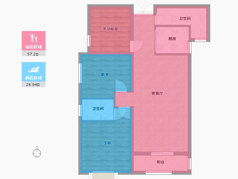 陕西省-安康市-金力源南苑-99.02-户型库-动静分区