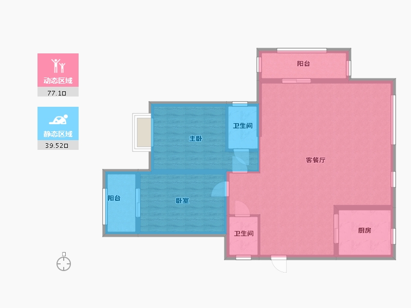 福建省-福州市-书香红墙-110.00-户型库-动静分区