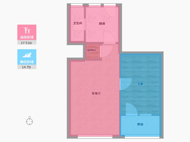 上海-上海市-高华小区-36.69-户型库-动静分区