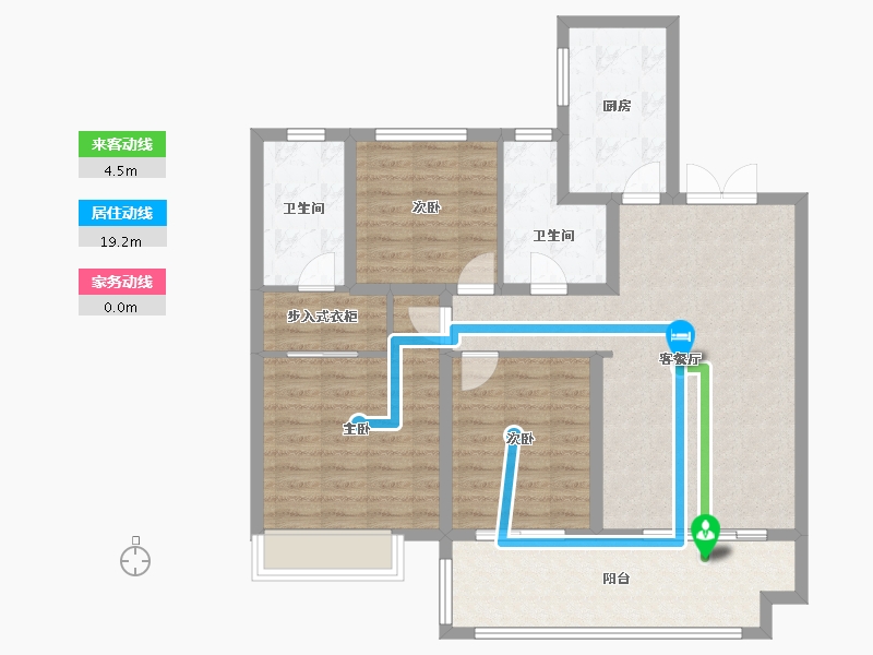 江苏省-无锡市-馨悦府-101.60-户型库-动静线