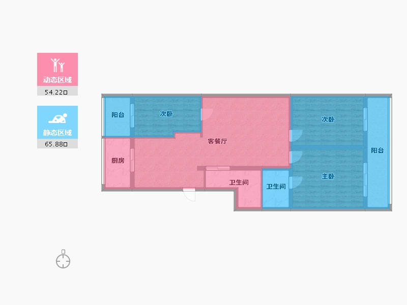 山西省-太原市-天地坛小区-121.10-户型库-动静分区