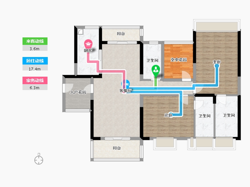 广东省-江门市-十里方圆-104.00-户型库-动静线