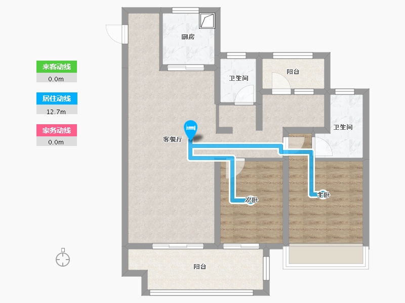 河南省-郑州市-融侨美域-85.50-户型库-动静线