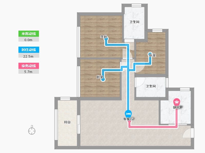 广东省-深圳市-中海寰宇时代-71.20-户型库-动静线