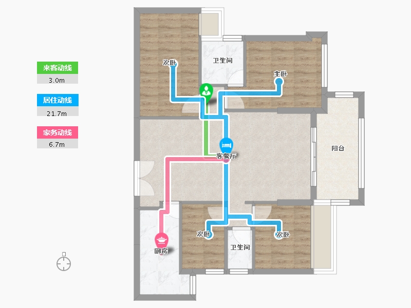 广东省-河源市-百盛时代-83.28-户型库-动静线