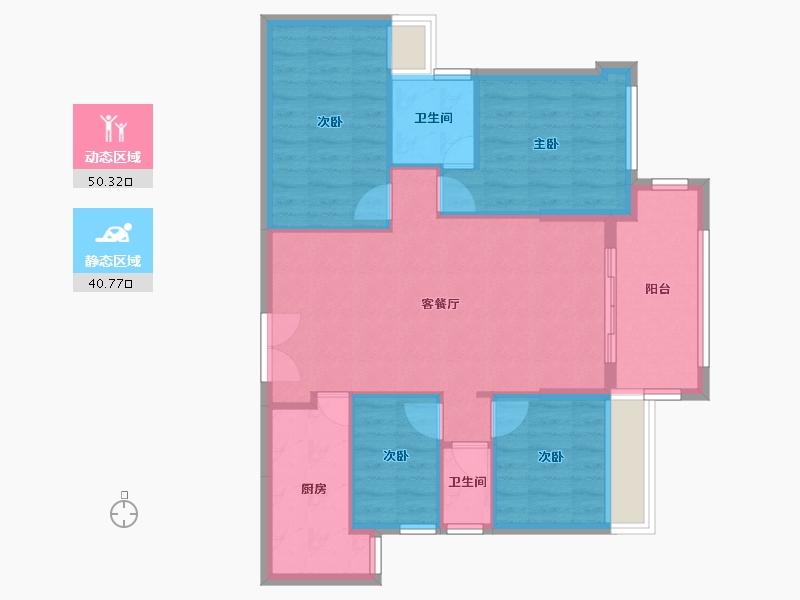 广东省-河源市-百盛时代-83.28-户型库-动静分区