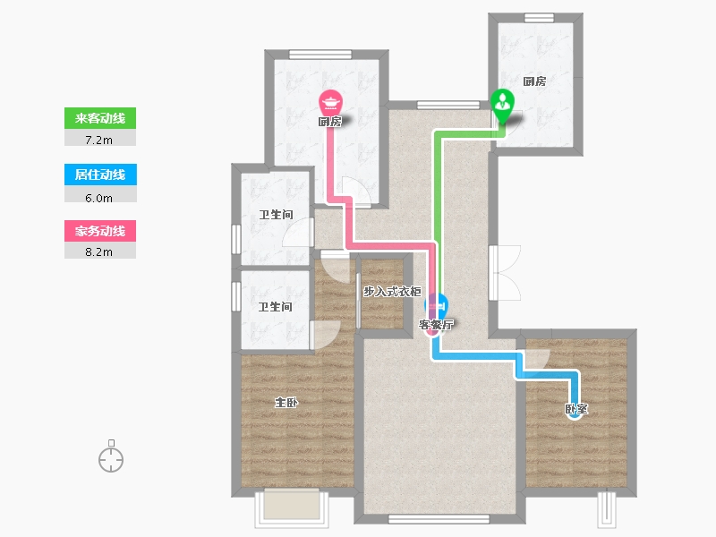 黑龙江省-哈尔滨市-达仁印象天地-104.57-户型库-动静线