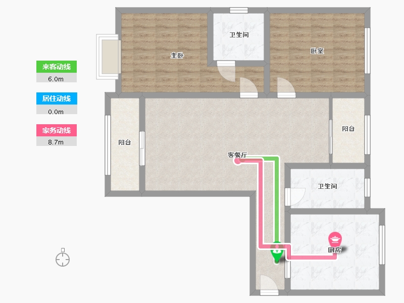 河南省-许昌市-恒达阳光城-100.80-户型库-动静线