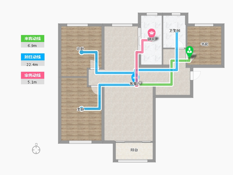 河南省-南阳市-建苑小区-112.00-户型库-动静线