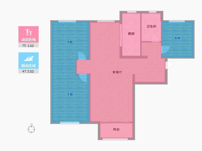 河南省-南阳市-建苑小区-112.00-户型库-动静分区