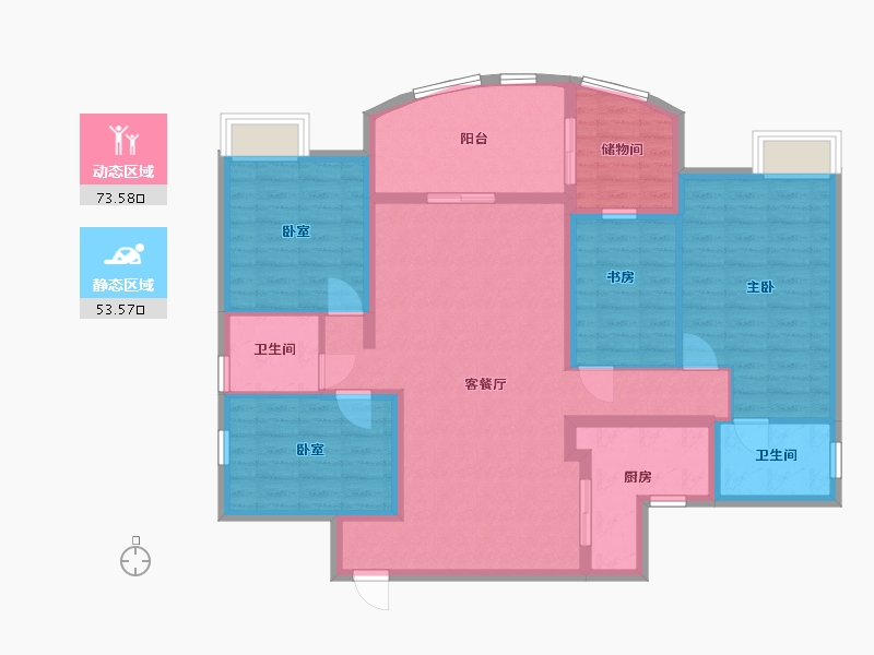 福建省-厦门市-海投天源-140.00-户型库-动静分区