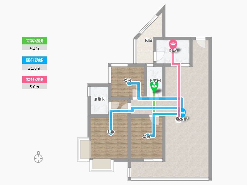 四川省-成都市-中德麓府-90.00-户型库-动静线