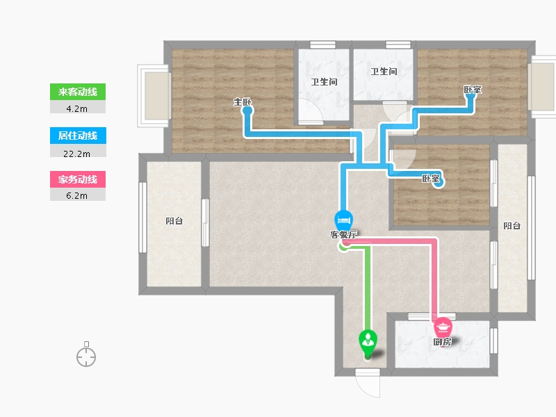 福建省-厦门市-渐美村安居-99.20-户型库-动静线