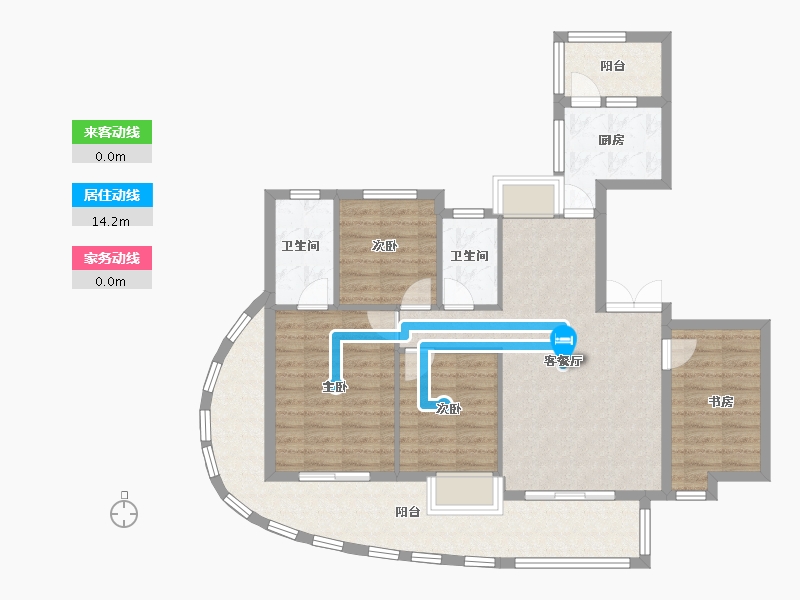 福建省-厦门市-保利叁仟栋-100.00-户型库-动静线