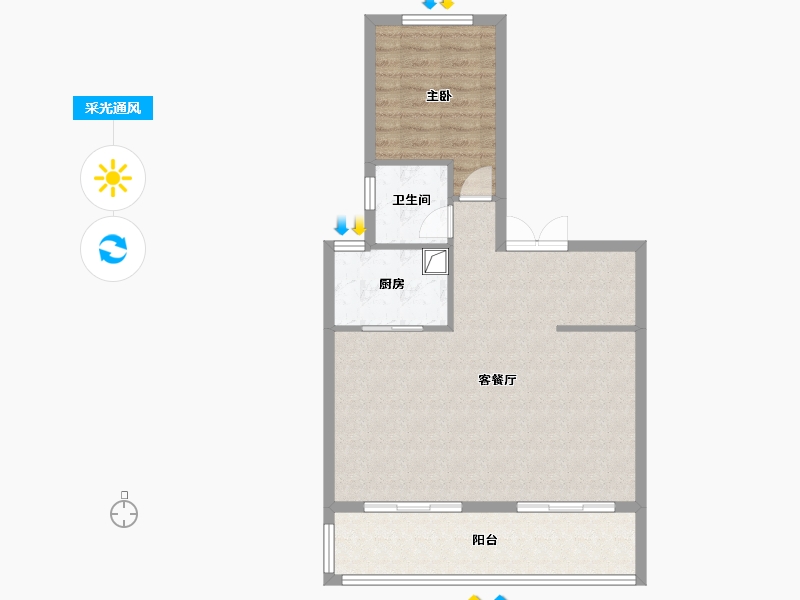 福建省-福州市-融创保利公园壹号-114.40-户型库-采光通风