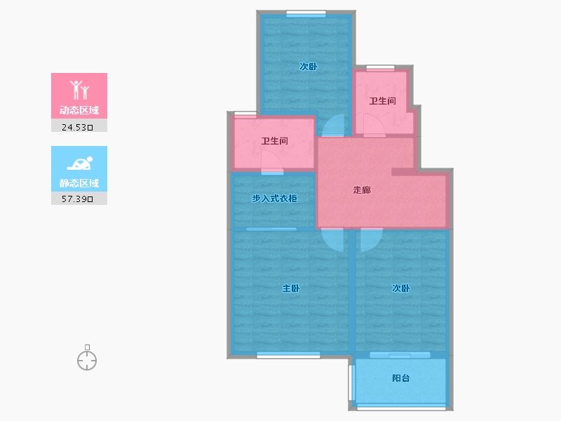 福建省-福州市-融创保利公园壹号-114.40-户型库-动静分区