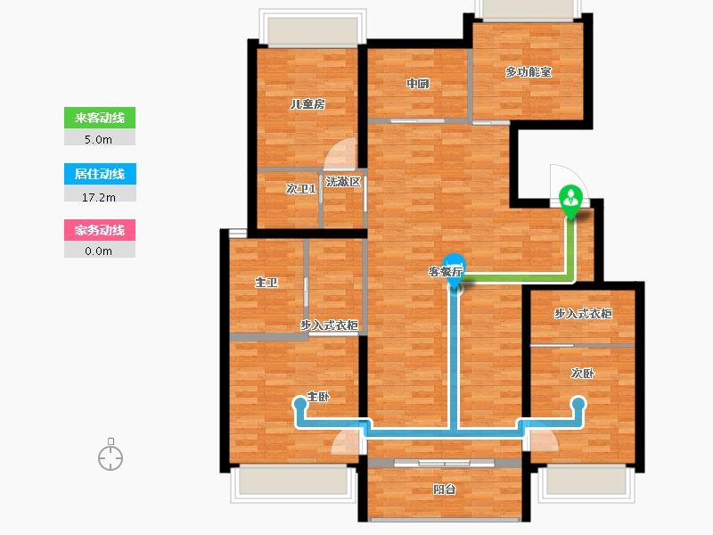 上海-上海市-华润润璟-112.55-户型库-动静线