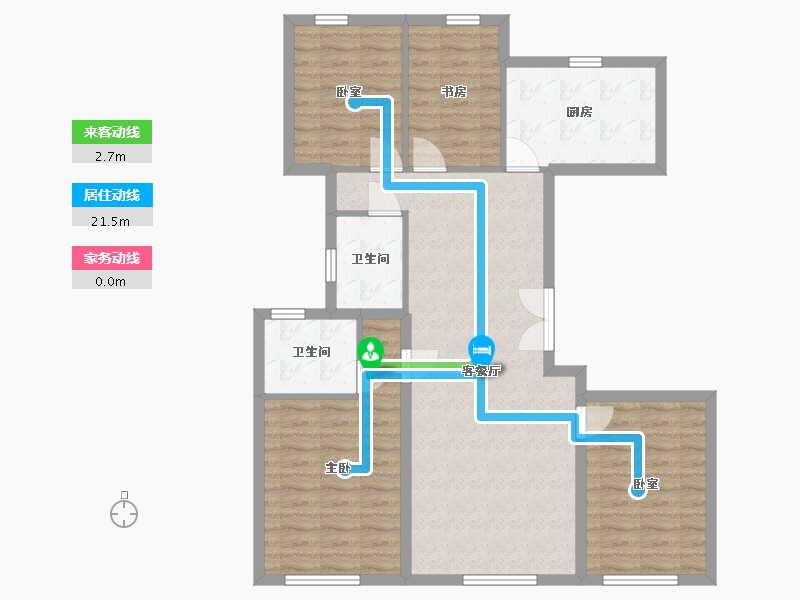 北京-北京市-奥海明月-112.00-户型库-动静线