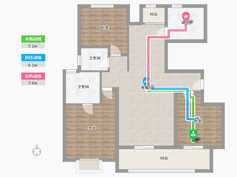 河南省-驻马店市-华鼎天下城-二期-109.12-户型库-动静线