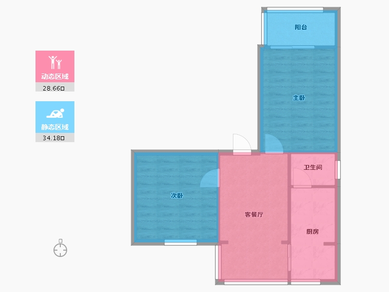 四川省-成都市-西林巷小区-47.00-户型库-动静分区