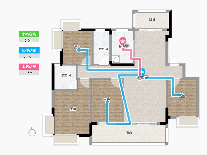 海南省-昌江黎族自治县-红棉才郡-114.03-户型库-动静线