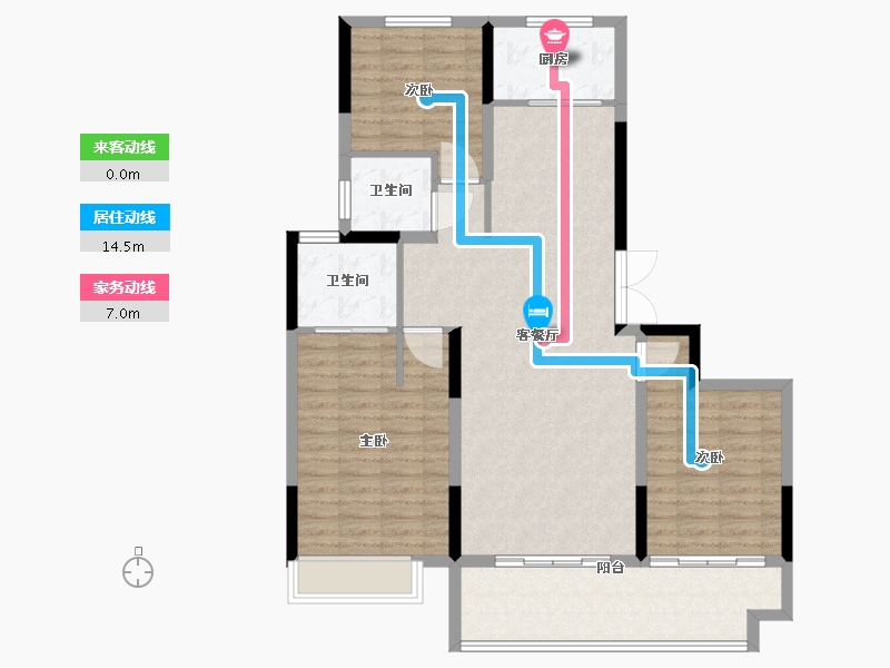 河南省-漯河市-舞阳建业城-106.59-户型库-动静线