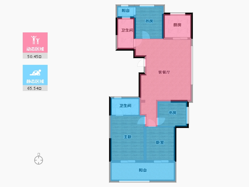 浙江省-温州市-未来之城-103.20-户型库-动静分区