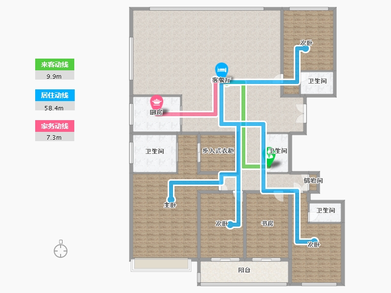 安徽省-芜湖市-伟星长江之歌-328.00-户型库-动静线