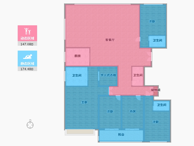 安徽省-芜湖市-伟星长江之歌-328.00-户型库-动静分区