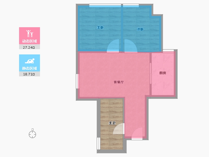 浙江省-金华市-三江里-47.32-户型库-动静分区