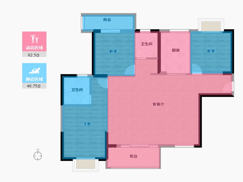 福建省-泉州市-城建·江南里-99.20-户型库-动静分区