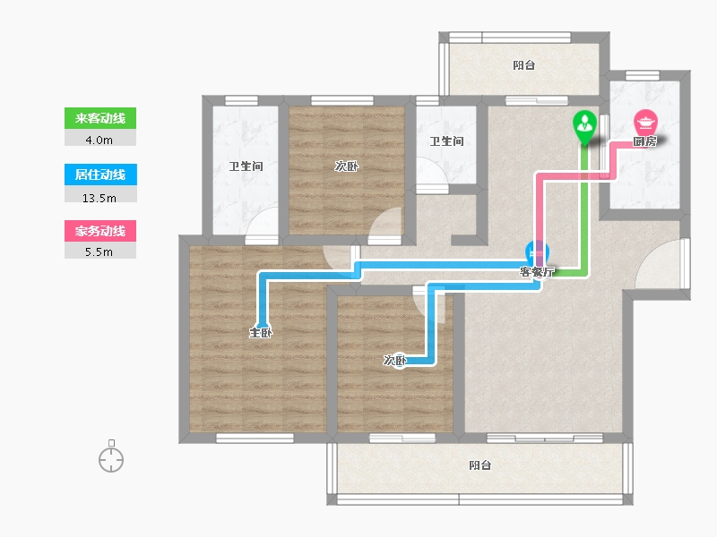 四川省-成都市-高投印悦府-92.83-户型库-动静线