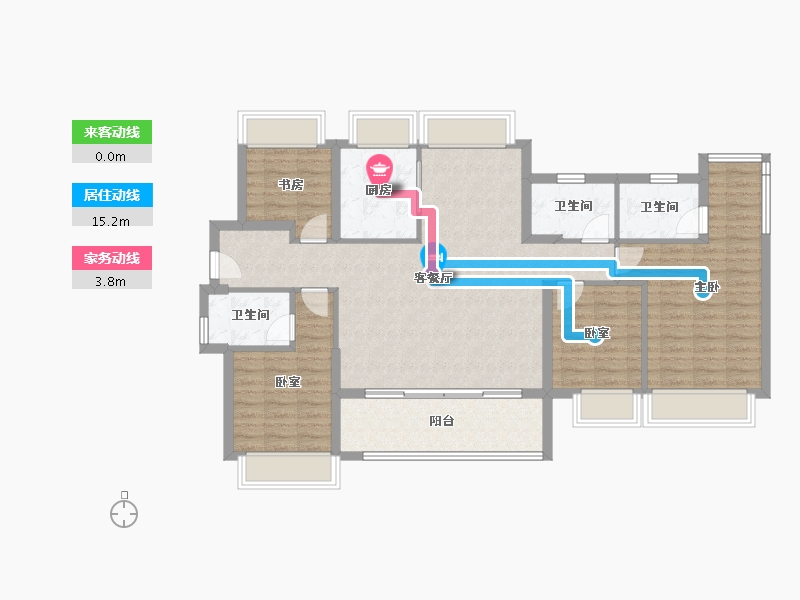 广东省-东莞市-保利和悦春风-111.20-户型库-动静线