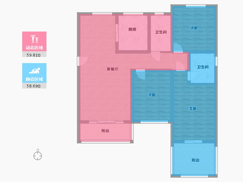 河南省-洛阳市-亚威金尊-105.52-户型库-动静分区