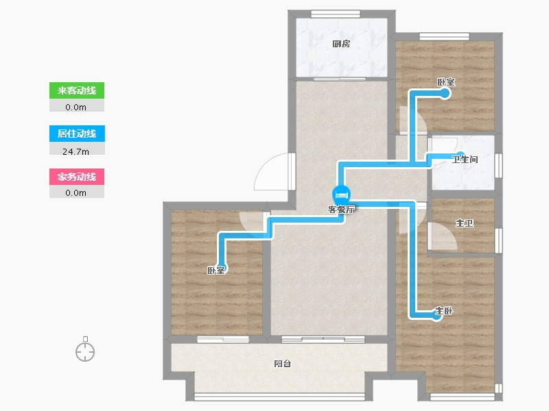 河南省-安阳市-嘉洲城天和府-87.75-户型库-动静线