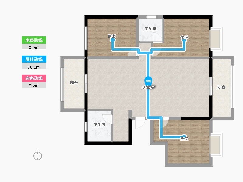 河北省-邢台市-沈鹏家园-114.40-户型库-动静线