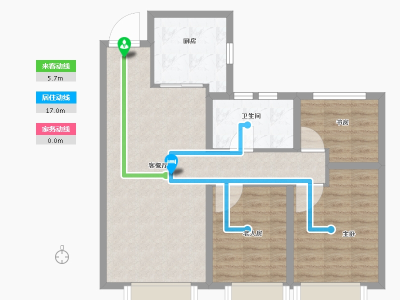 甘肃省-兰州市-保利领秀山-71.25-户型库-动静线